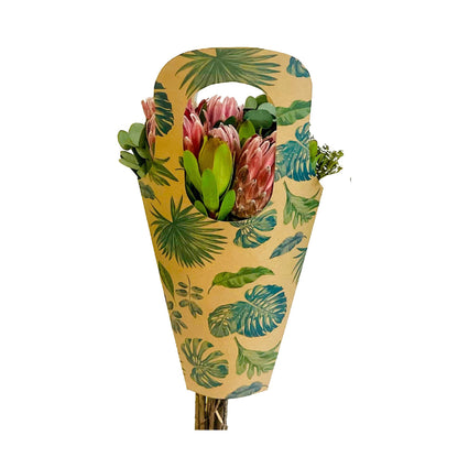 Blumenstrauß-Tragetasche 1 – Botanisch (20er-Pack)