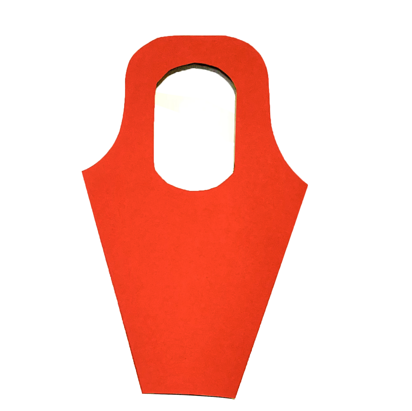 Blumenstrauß-Tragetasche 1 – schlichtes Rot (20er-Pack)