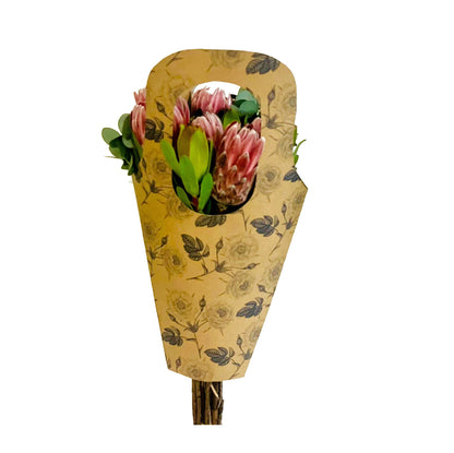 Sac de transport pour bouquet 1 - Rose (paquet de 20)