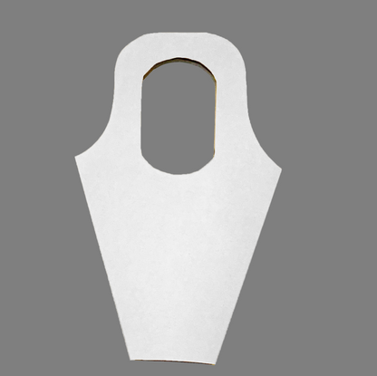 Blumenstrauß-Tragetasche 1 – Weiß (20er-Pack)