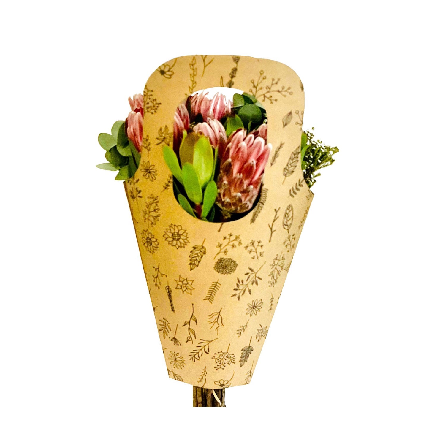 Blumenstrauß-Tragetasche 1 – Wildblume (20er-Pack)