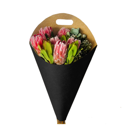Sac de transport pour bouquets 2 - Noir (lot de 20)