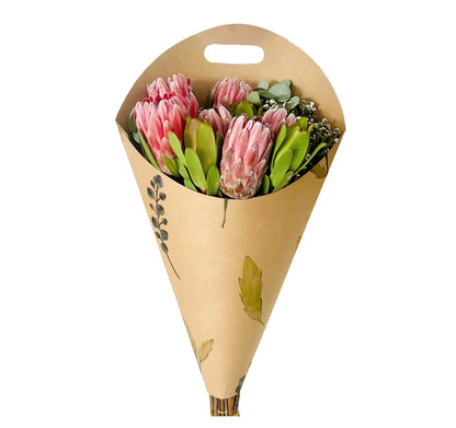 Blumenstrauß-Tragetasche 2 – Fynbos (20er-Pack)