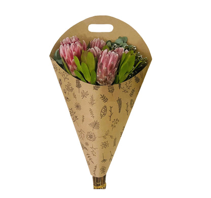 Sac de transport pour bouquet 2 - Fleurs sauvages (paquet de 20)