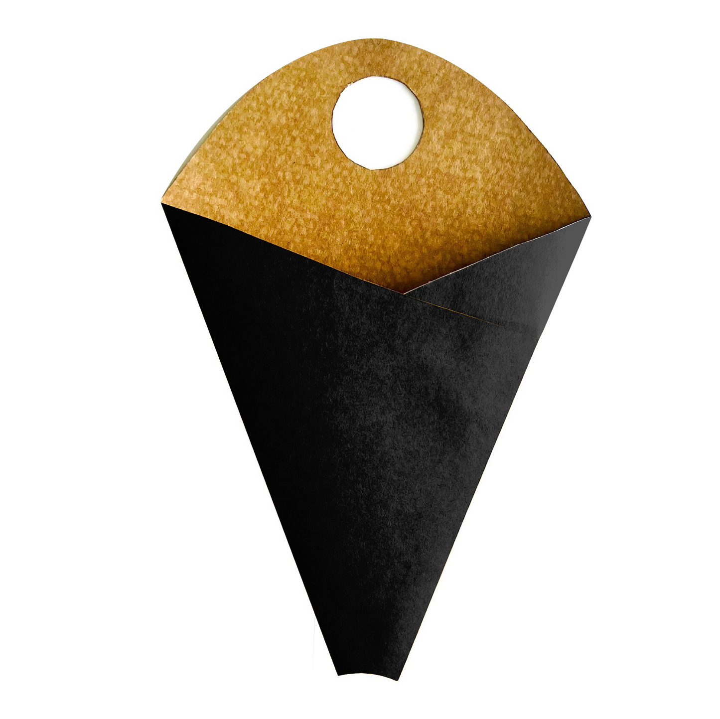 Blumenstrauß-Tragetasche 3 – Schwarz (20er-Pack)