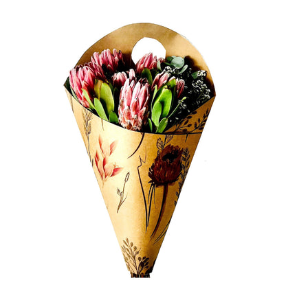 Blumenstrauß-Tragetasche 3 – Wiese (20er-Pack)