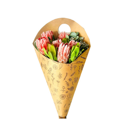 Blumenstrauß-Tragetasche 3 – Wildblume (20er-Pack)