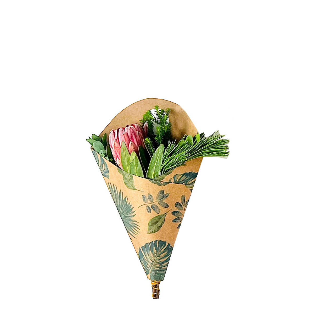 Blumenstrauß-Tragetasche 3 – Botanisch (20er-Pack)