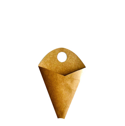 Blumenstrauß-Tragetasche 3 – einfaches Kraftpapier (20er-Pack)