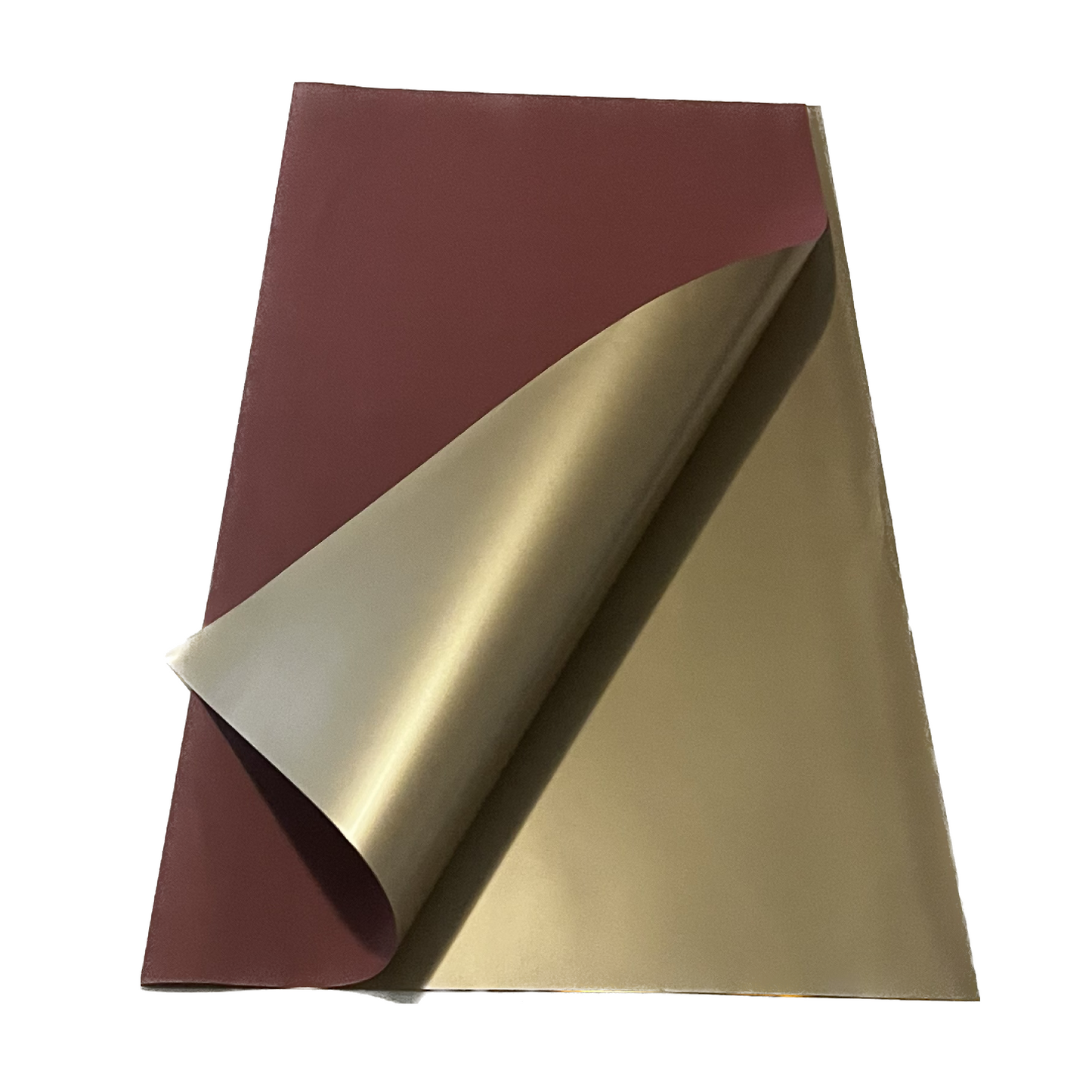 Cellophane Flower Wrap: Two Tone Cardinal & Gold (Pack of 20)
