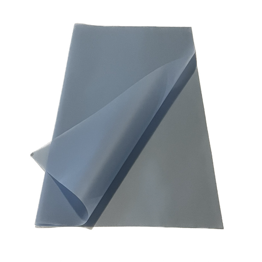 Cellophane Flower Wrap: Transparent Sky Blue (Pack of 20)