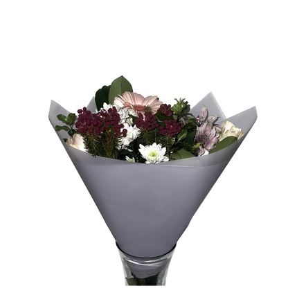Cellophane Flower Wrap: Transparent Light Purple (Pack of 20)