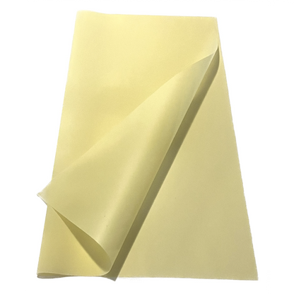 Zellophan-Blumenverpackung: Transparent Gelb (20 Stück)