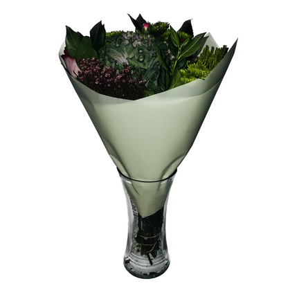 Zellophan-Blumenverpackung: Transparent Gelb (20 Stück)