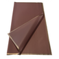 Cellophane Flower Wrap: Transparent Dusty Pink With Gold Border (Pack of 20)