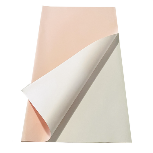 Cellophane Flower Wrap: Two Tone Light Pink & White (Pack of 20)