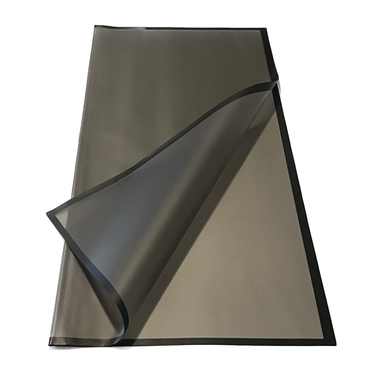 Cellophane Flower Wrap: Semi Transparent Black With Black Border (Pack of 20)