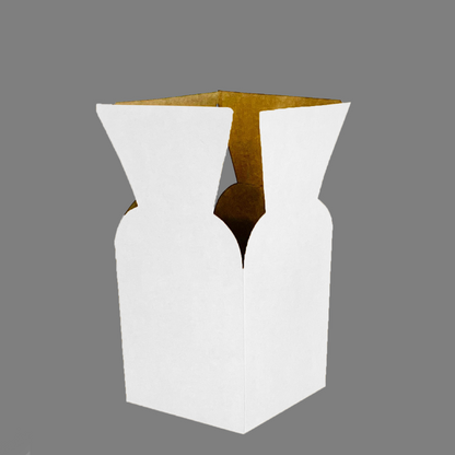 Blumenstraußbox – Weiß (20er-Pack)