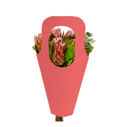 Blumenstrauß-Tragetasche 1 – Rosa (20er-Pack)