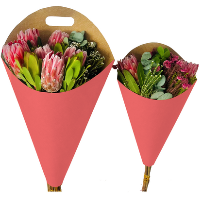 Sac de transport pour bouquets 2 - Rose (paquet de 20)